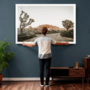 Joshua Tree Desert Wall Art Canvas Print, Minimal by MyGreatCanvas | Canvas Wall Art Prints | Photo Prints & Wall Decor