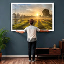 Sheep Wall Art Canvas Print – Rural Farm Animal Artwork by MyGreatCanvas | Canvas Wall Art Prints | Photo Prints & Wall Decor