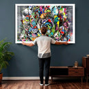 Abstract Graffiti Collage Street Art Wall Art Canvas Print by MyGreatCanvas | Canvas Wall Art Prints | Photo Prints & Wall Decor