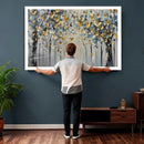 Golden Butterfly Tree Abstract Wall Art Canvas Print, Modern by MyGreatCanvas | Canvas Wall Art Prints | Photo Prints & Wall Decor