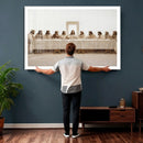 The Last Supper Wall Art Canvas Print, Jesus Christ Biblical by MyGreatCanvas | Canvas Wall Art Prints | Photo Prints & Wall Decor