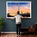 Washington DC Skyline Wall Art Canvas Print – Lincoln by MyGreatCanvas | Canvas Wall Art Prints | Photo Prints & Wall Decor