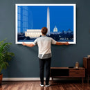 Washington DC Skyline Wall Art Canvas Print – Lincoln by MyGreatCanvas | Canvas Wall Art Prints | Photo Prints & Wall Decor