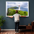 Cliffside Lighthouse Wall Art Canvas Print – Coastal by MyGreatCanvas | Canvas Wall Art Prints | Photo Prints & Wall Decor