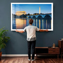 Washington DC Wall Art Canvas Print – Lincoln Memorial Night by MyGreatCanvas | Canvas Wall Art Prints | Photo Prints & Wall Decor