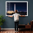 Washington White House Skyline Wall Art Canvas Print – by MyGreatCanvas | Canvas Wall Art Prints | Photo Prints & Wall Decor