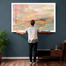 Abstract Pastel Landscape Wall Art Canvas Print – Soft Pink by MyGreatCanvas | Canvas Wall Art Prints | Photo Prints & Wall Decor
