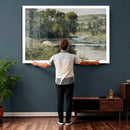 Edward Mitchell Bannister Streamside Wall Art Canvas Print by MyGreatCanvas | Canvas Wall Art Prints | Photo Prints & Wall Decor