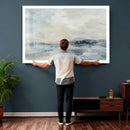 Abstract Coastal Landscape Wall Art Canvas Print – Soft Blue by MyGreatCanvas | Canvas Wall Art Prints | Photo Prints & Wall Decor