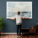 Abstract Coastal Landscape Wall Art Canvas Print – Soft Blue by MyGreatCanvas | Canvas Wall Art Prints | Photo Prints & Wall Decor