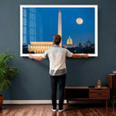 Washington DC Skyline Wall Art Canvas Print – Lincoln by MyGreatCanvas | Canvas Wall Art Prints | Photo Prints & Wall Decor