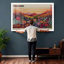 Yayoi Kusama Colorful Landscape Wall Art Canvas Print – by MyGreatCanvas | Canvas Wall Art Prints | Photo Prints & Wall Decor