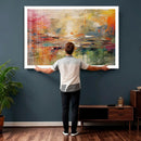 Colorful Abstract Canvas Wall Art — Large Textured Oil by MyGreatCanvas | Canvas Wall Art Prints | Photo Prints & Wall Decor