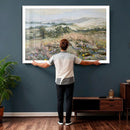 Katie Staples Hillside Canvas Wall Art — Coastal Wildflower by MyGreatCanvas | Canvas Wall Art Prints | Photo Prints & Wall Decor