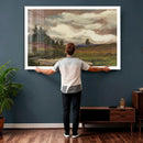 Gustav Macoun Heathland Canvas Print, Czech Landscape Oil by MyGreatCanvas | Canvas Wall Art Prints | Photo Prints & Wall Decor