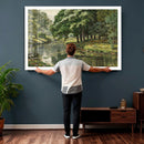 Forest Stream Canvas Wall Art, Peder Monsted A Forest Stream by MyGreatCanvas | Canvas Wall Art Prints | Photo Prints & Wall Decor