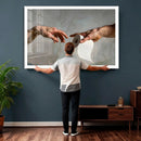 Funny Bathroom Wall Art Canvas, Creation of Toilet Paper by MyGreatCanvas | Canvas Wall Art Prints | Photo Prints & Wall Decor