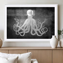 Black White Octopus Wall Art Canvas Print by MyGreatCanvas | Canvas Wall Art Prints | Photo Prints & Wall Decor