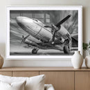 Vintage Airplane on Runway Canvas Print by MyGreatCanvas | Canvas Wall Art Prints | Photo Prints & Wall Decor