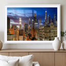 Los Angeles Night Wall Art Canvas Print
