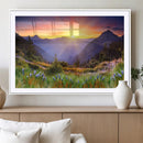 Mountain and Spring Wall Art Canvas Print by MyGreatCanvas | Canvas Wall Art Prints | Photo Prints & Wall Decor