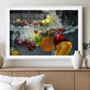Kithen Vegetables World Wall Art Canvas Print
