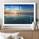 Blue Sky and Beach Wall Art Canvas Print