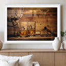 Rustic Whiskey and Barrel Canvas Print by MyGreatCanvas | Canvas Wall Art Prints | Photo Prints & Wall Decor