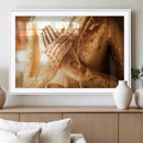 Buddha Statue Hands Wall Art Canvas Print by MyGreatCanvas | Canvas Wall Art Prints | Photo Prints & Wall Decor