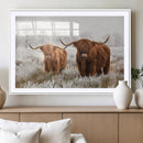 Longhorn Cattle Wall Art Canvas Print, Framed Farmhouse by MyGreatCanvas | Canvas Wall Art Prints | Photo Prints & Wall Decor
