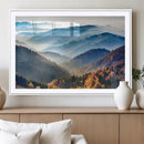 Misty Mountain Sunrise Triptych Canvas Print – Autumn by MyGreatCanvas | Canvas Wall Art Prints | Photo Prints & Wall Decor