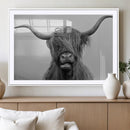Texas Cow Wall Art Canvas, Texas Longhorn Cattle Canvas by MyGreatCanvas | Canvas Wall Art Prints | Photo Prints & Wall Decor
