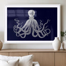 Blue Octopus Wall Art Canvas Print by MyGreatCanvas | Canvas Wall Art Prints | Photo Prints & Wall Decor