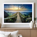 Mountain Landscape Wall Art Canvas Print
