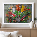 Spoonful of Spices Cooking Wall Art Canvas Print - Vibrant by MyGreatCanvas | Canvas Wall Art Prints | Photo Prints & Wall Decor