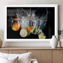 Kitchen Wall Art, Kitchen Fruits Art Canvas Print