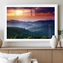 Mountain and Sunset Wall Art Canvas Print by MyGreatCanvas | Canvas Wall Art Prints | Photo Prints & Wall Decor