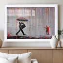 Banksy Wall Art Canvas Print, Framed Graffiti Art Picture by MyGreatCanvas | Canvas Wall Art Prints | Photo Prints & Wall Decor