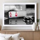 Aces Poker Art Poker Game Wall Art Canvas Print by MyGreatCanvas | Canvas Wall Art Prints | Photo Prints & Wall Decor