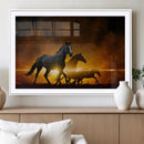 Horse Wall Art Canvas Print, Multi Panel Animal Canvas Print