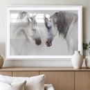 White Horse Wall Art Animal Canvas Print by MyGreatCanvas | Canvas Wall Art Prints | Photo Prints & Wall Decor