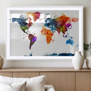 World Map Canvas Print – Detailed Map of the World Wall Art by MyGreatCanvas | Canvas Wall Art Prints | Photo Prints & Wall Decor