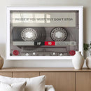 Music Cassette Iconic Wall Art Canvas Print by MyGreatCanvas | Canvas Wall Art Prints | Photo Prints & Wall Decor