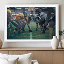 American Football Playing Wall Art Canvas Print by MyGreatCanvas | Canvas Wall Art Prints | Photo Prints & Wall Decor