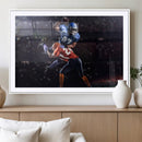 American Football Wall Art Canvas Print, Stadium Sport Wall by MyGreatCanvas | Canvas Wall Art Prints | Photo Prints & Wall Decor