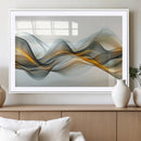 Abstract Wave Canvas Wall Art – Fluid Contemporary Elegance