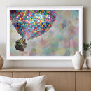 Up Pixar Poster, Look Up Pixar Wall Art, Up Pixar Canvas,