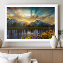 Grand Teton Park Sunrise Wall Art – Vibrant Landscape Canvas by MyGreatCanvas | Canvas Wall Art Prints | Photo Prints & Wall Decor