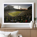 Oregon Stadium Canvas Wall Art - Captivating Game Day Scene