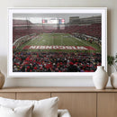 Wisconsin Badgers Team Print Canvas - Madison Camp Randall